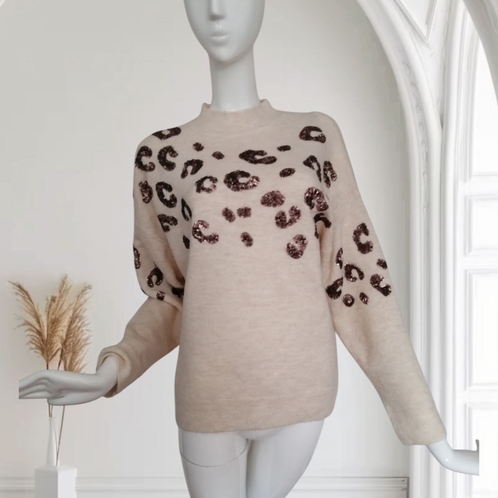 ESQUALO Beige Sweater XS